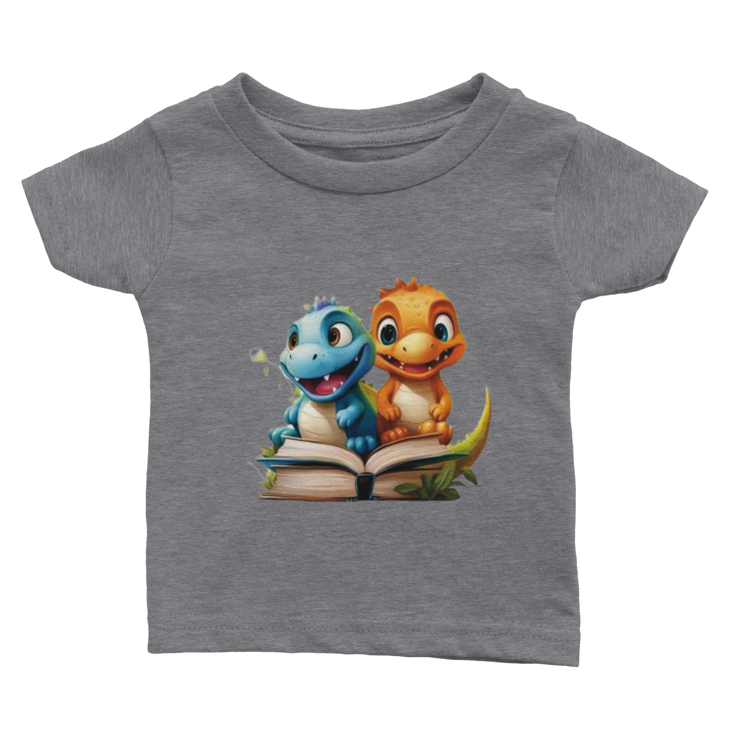 Baby-T-Shirt mit süßen Dinos